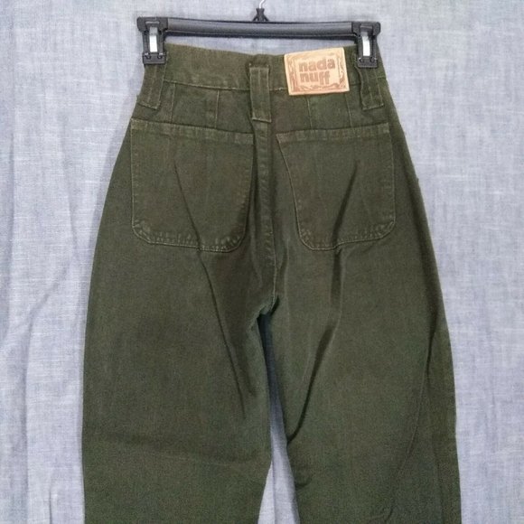 Nada Nuff High Waisted Relaxed Tapered Leg Jeans - Picture 11 of 12